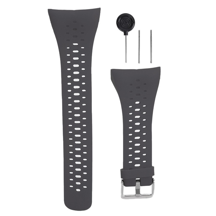 Óraszíj, Bizaical, Polar M400/M430-hoz, szilikon, állítható, szétszerelő szerszámmal
