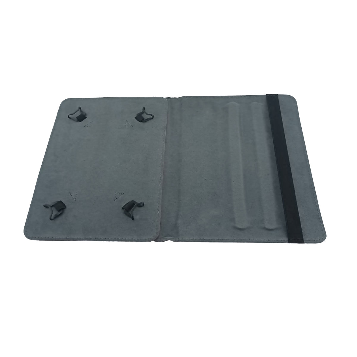 Husa universala tableta 9 - 10 inch, rotativa 360 de grade, cu suport pliabil vizualizare, banda elastica, 268 x 204 x 17 mm, 265g, rosie 10 Rosu