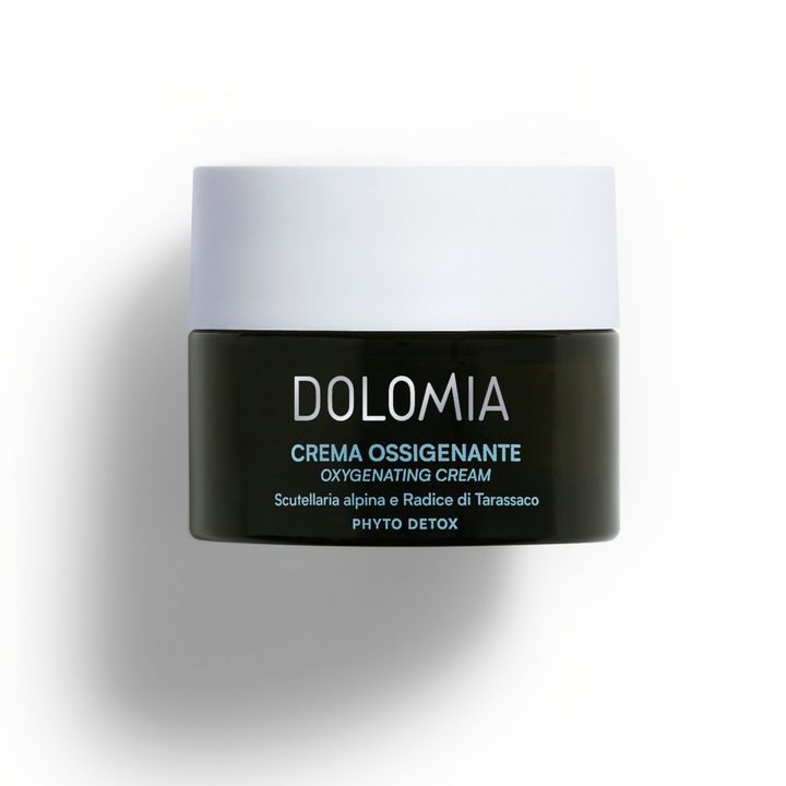 Crema Hidratanta de Zi cu Minerale Din Muntii Dolomiti, Gama Phyto Detox, 50 ml, Dolomia