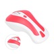 Mouse wireless Bizaical, 2.4GHz, 10m distanta, 600-1600 DPI, alb/rosu
