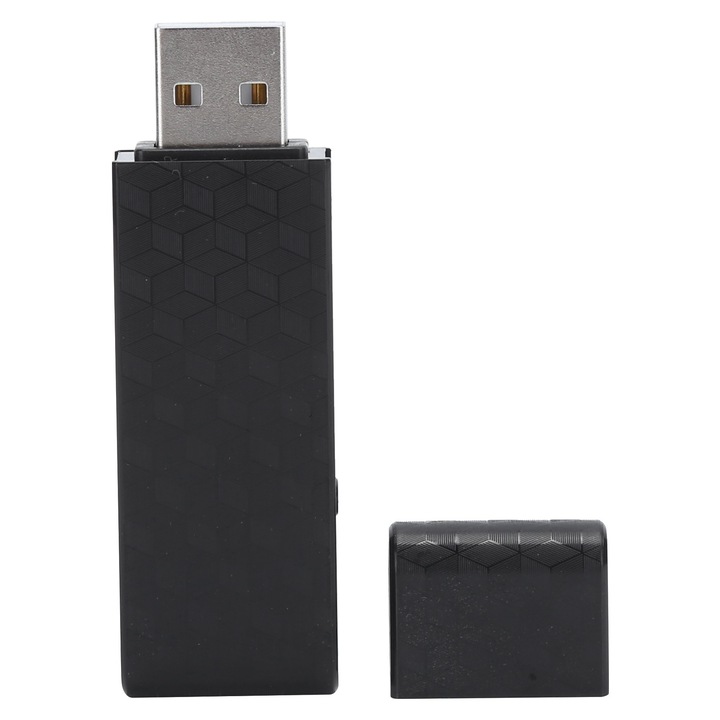 Аудио записващо устройство Bizaical U Disk, 4GB, черно, малък размер
