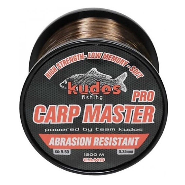 Fir monofilament Kudos Carp Master 0, 40 / 1200m Camo
