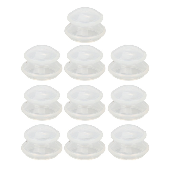 Set 10 cupe de masaj, Bizaical, Silicon, Elasticitate mare, Utilizare pe tot corpul, Portabile