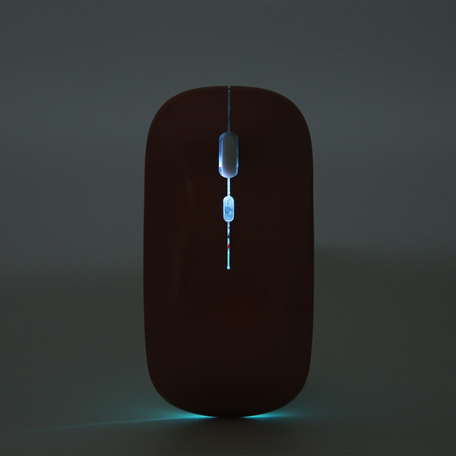 Mouse wireless 2.4G, longziming, gaming, iluminare colorata, gri