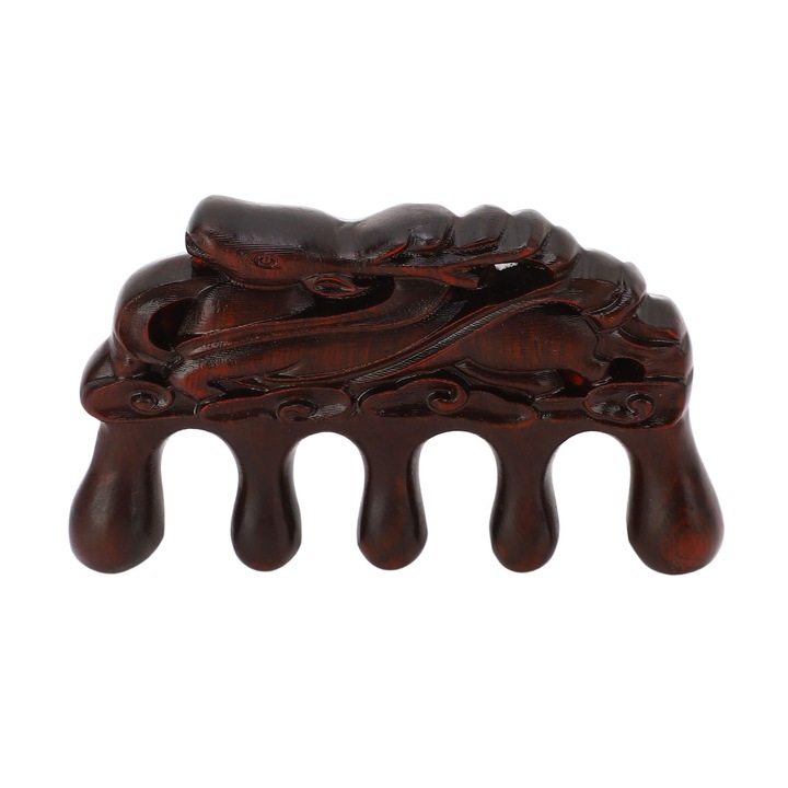 Jormftte fejbőr masszázsfésű, kompozit fa, 5 fogú, antisztatikus