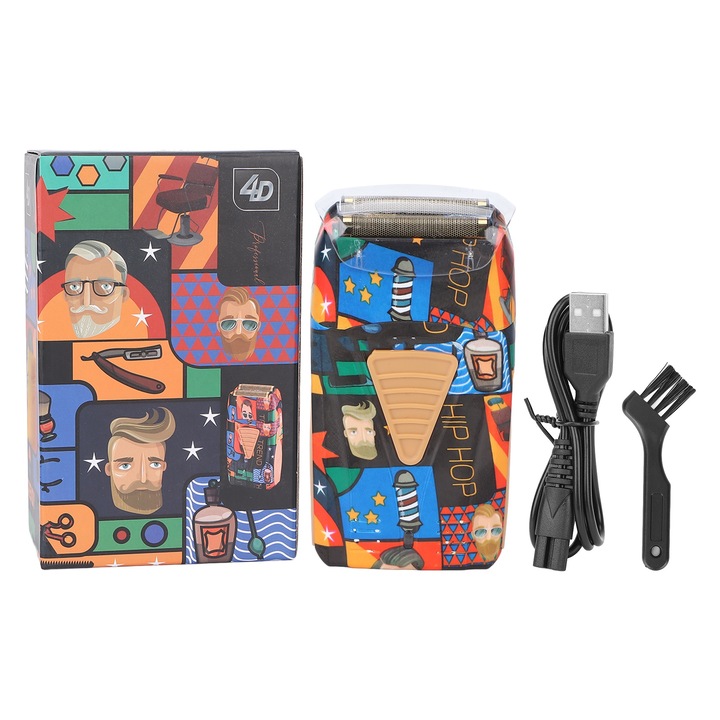 Електрическа самобръсначка Longziming, многофункционална, подвижна глава, висока мощност, уникален дизайн