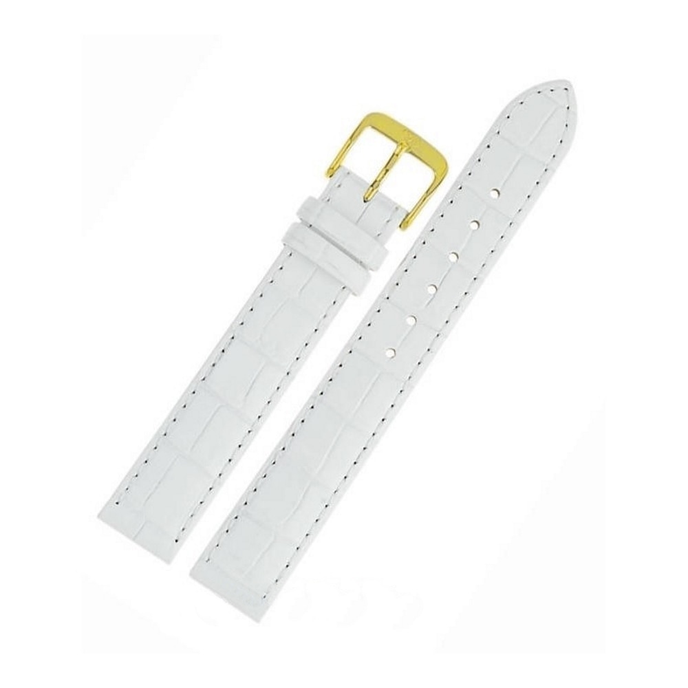 Curea de ceas Di-Modell Bali 1180-14242, 24mm, Alb, catarama argintie