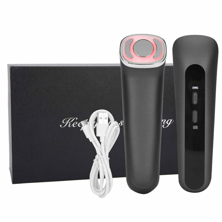 Масажор за лице Bizaical, RF, EMS, вибрация, 3 степени, 1100mAh