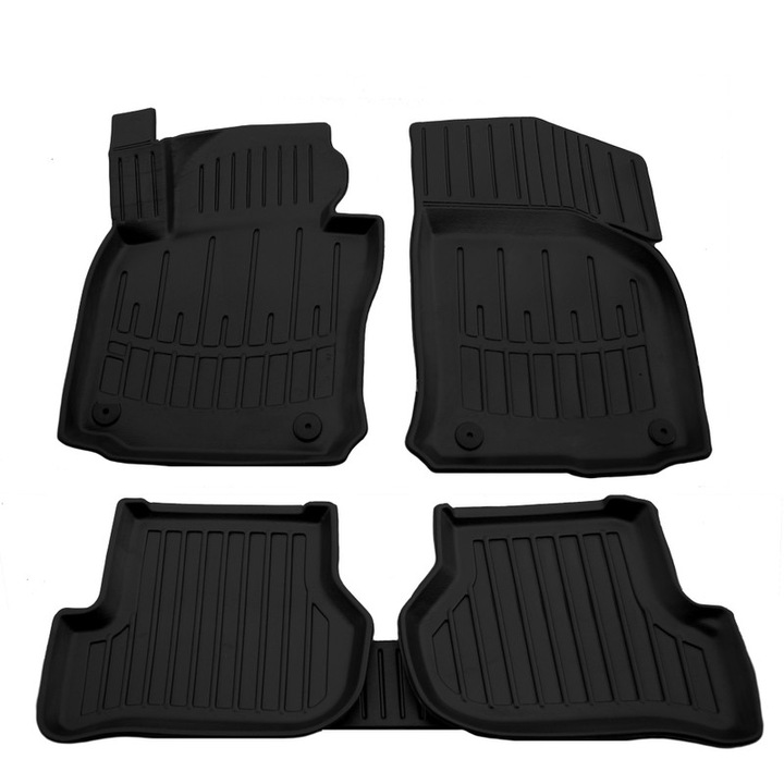 Set Covorase Auto Cauciuc Ced Auto Trade Pentru Skoda OctaVIa II A5 2004-2013,5 piese