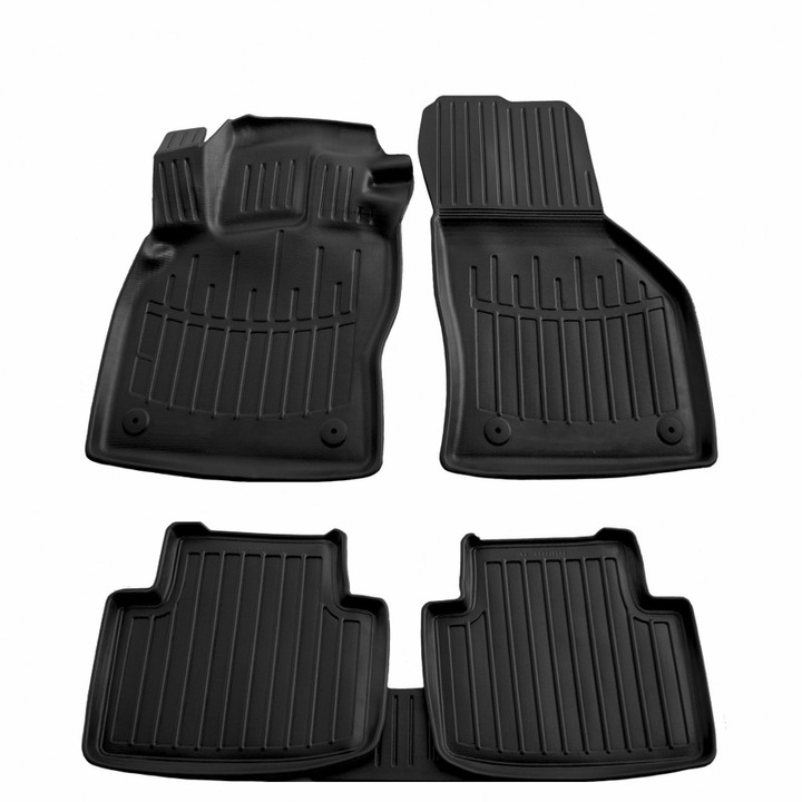 Set Covorase Auto Cauciuc Pentru Skoda Superb III (3V) (2015-), 5 piese