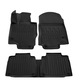 Set covorase auto Mercedes Benz W167 GLE (2018-) dedicate, si 4 stickere rotunde autoadezive de 6 cm Mercedes