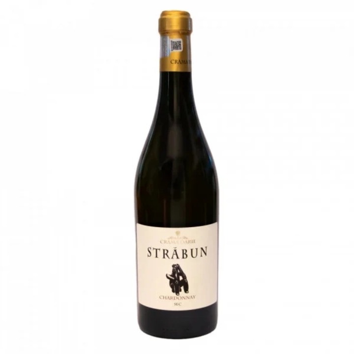 Vin alb, Strabun Chardonnay Sec 0, 75l