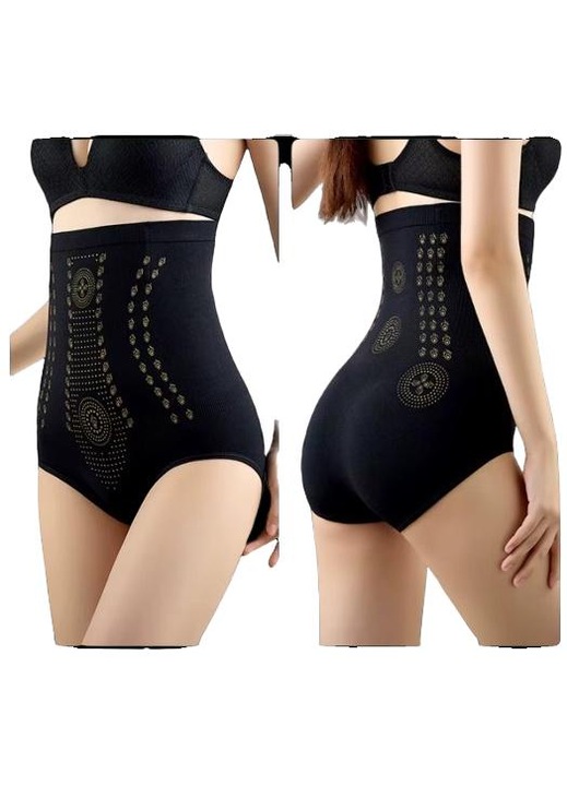 Karcsúsító bugyi, Wegner, Magas derék, Formázás, Fekete, Nylon/Elasztán, L INTL