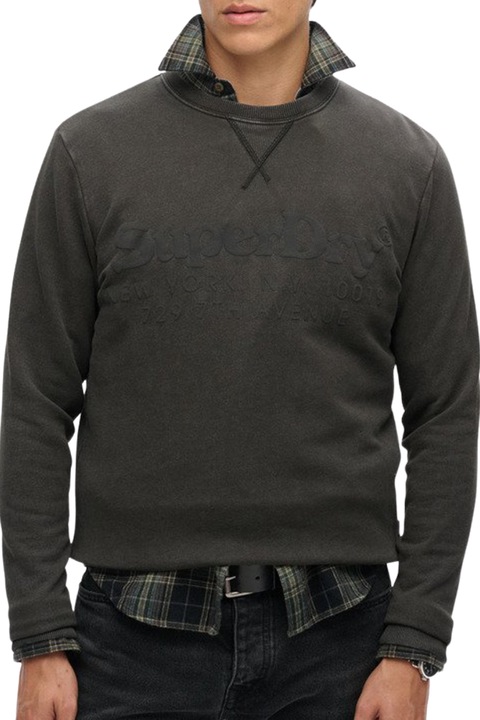 Hanorac barbati M2013791A-3JZ, SUPERDRY, Textil, Gri