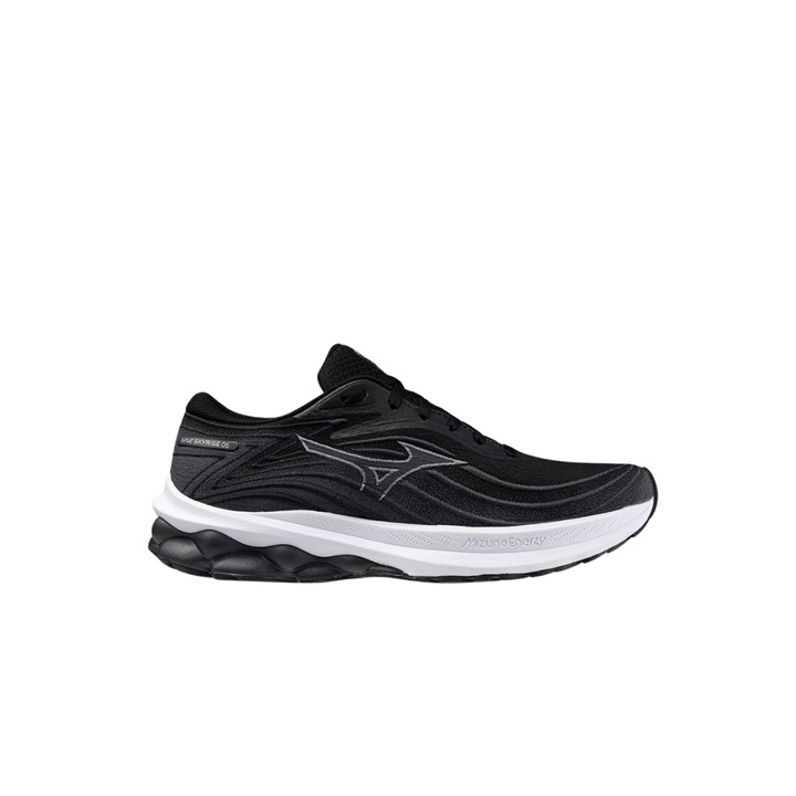Pantofi sport barbati, Mizuno, Wave Skyrise, negru, alb, cayenne, 44.5 EU