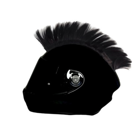 Creasta Punk Casca Moto Negru - eMAG.ro