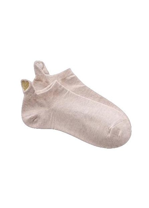 Női zokni, Wegner, rövid, pamut/elasztán, bézs, 36-39 EU