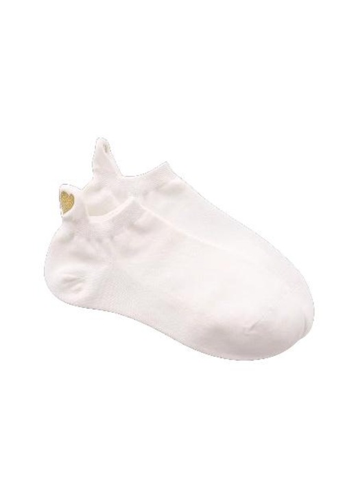 Дамски чорапи, Wegner, къси, памук/еластан, бели, 36-39 EU