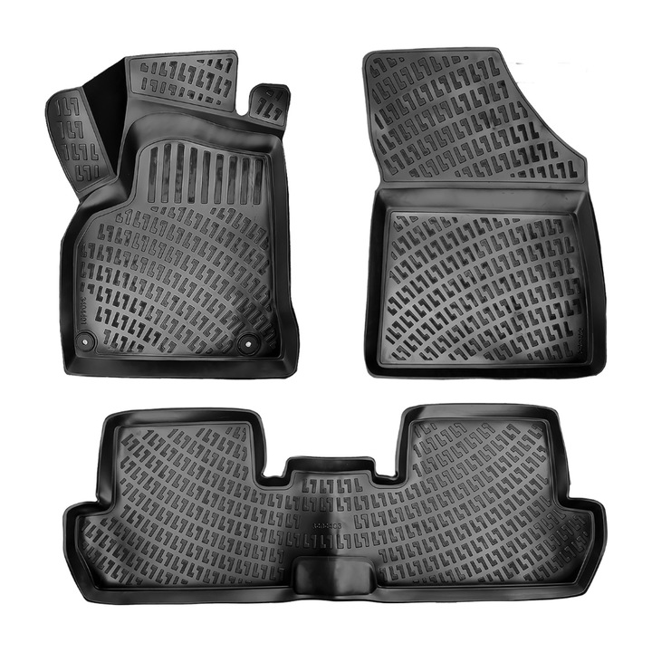 Set 4 piese Covorase Auto Cauciuc TPE Pentru Peugeot 3008 I 2008-2016, CED AUTO TRADE ®