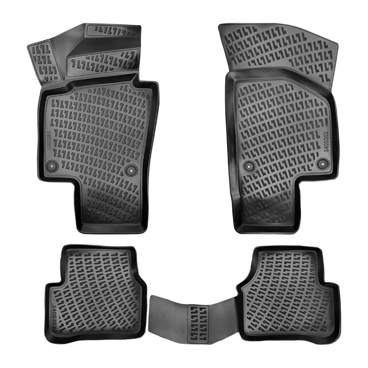 Set 4 piese Covorase Auto Cauciuc TPE Pentru Volkswagen Passat B6 2005-2010, CED AUTO TRADE ®