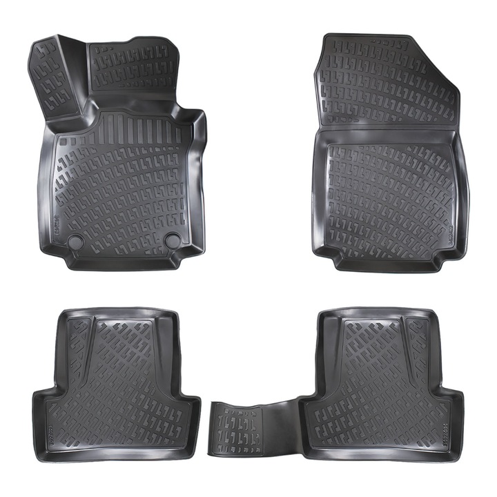 Set 4 piese Covorase Auto Cauciuc TPE Pentru Renault Captur 2013-2019, CED AUTO TRADE ®