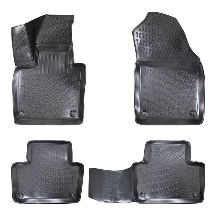 Set 5 piese Covorase Auto Cauciuc TPE Pentru Volvo Xc90 II 2015-, CED AUTO TRADE ®