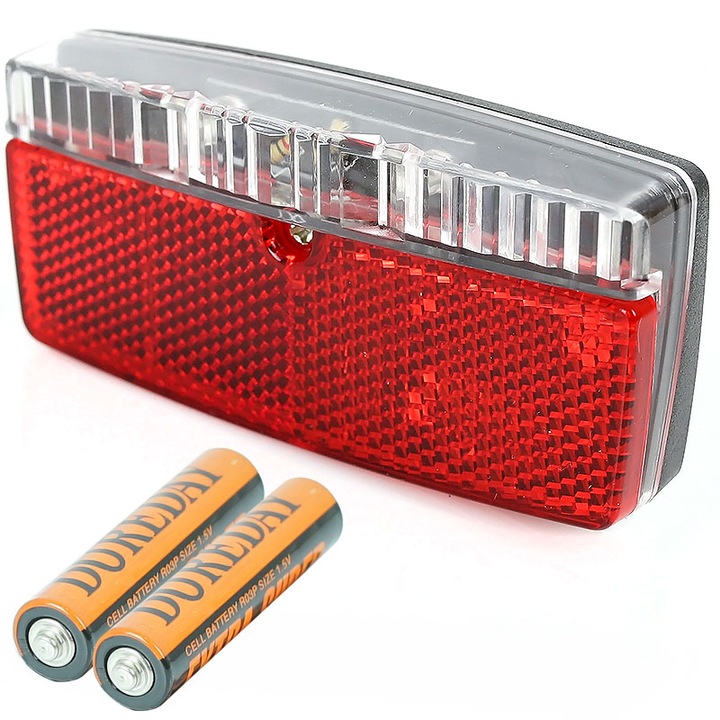 Lampa spate X-light pentru bagaj, 2 LED-uri, neagra, 50x80mm