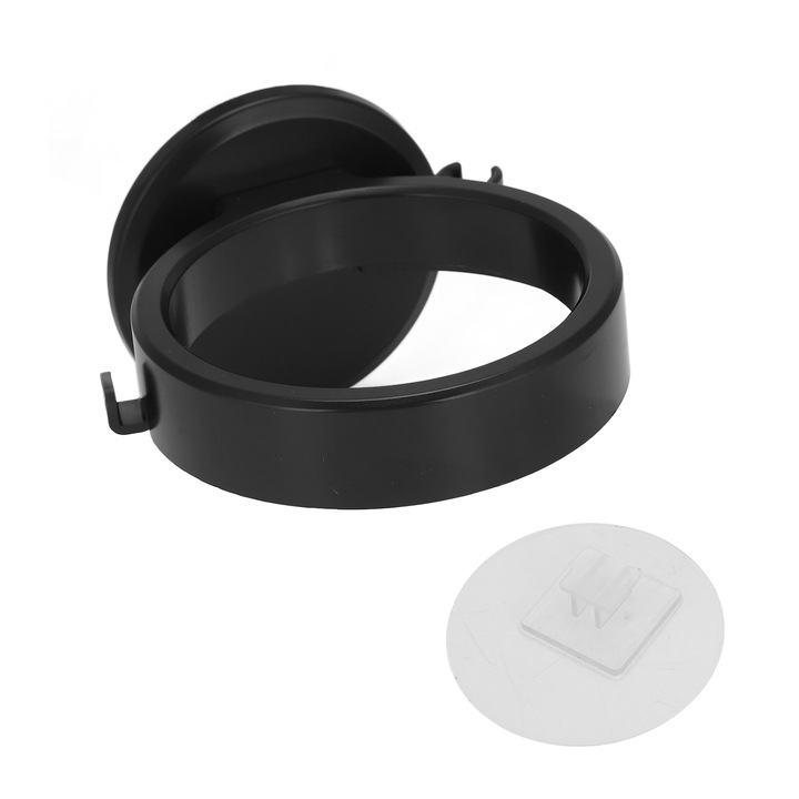 Suport pentru uscator de par Bizaical, montare pe perete, autoadeziv, capacitate mare, 10x7.5cm