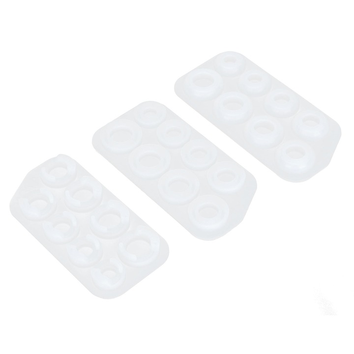 Set 3 Sabloane pentru bijuterii, Cozevdnt, Silicon, Transparent