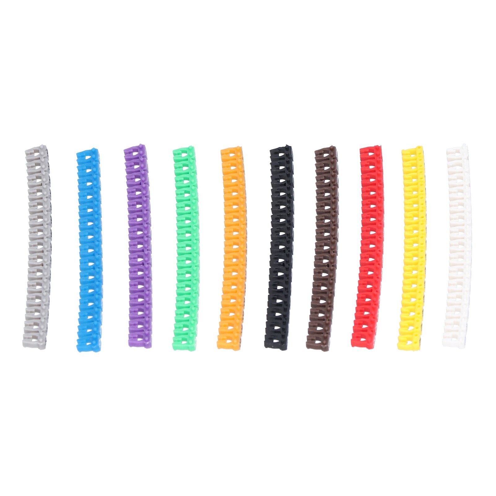Cabluri Plastic Colorate Set etichete pentru cabluri, 1.5m, plastic, multicolor, 3.1 x 2 mm ...