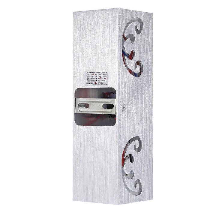 Modern LED fali lámpa, Jormftte, dekoratív, piros fény, 200x60x60mm, 2W