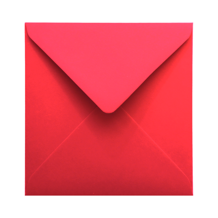 Комплект цветни гладки декоративни пликове, Netuno, Malmero, квадратни, K4, 110x110mm, 120g, Мокро лепило, V-тип, Червени, 100 бр