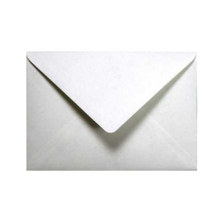 Set de plicuri decorative netede colorate, Netuno, Crush, ecologic, B6, 125x175mm, 120g, Lipire umeda, V-tip, Ecru, 100 buc