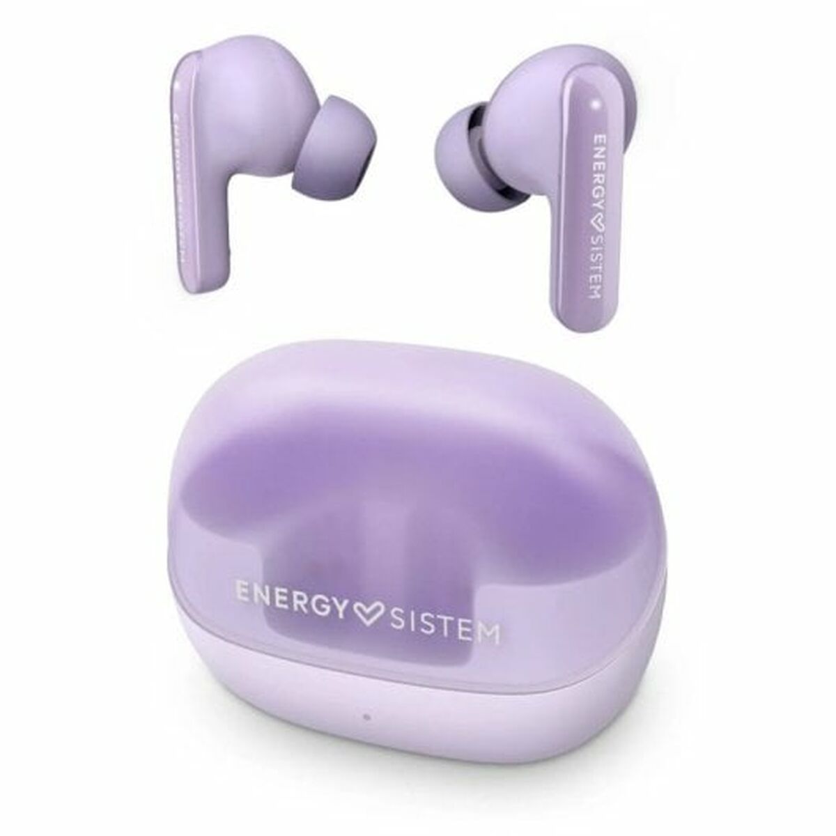 Casti Wireless Energy Sistem, In-ear, violet, anulare zgomot, microfon ...