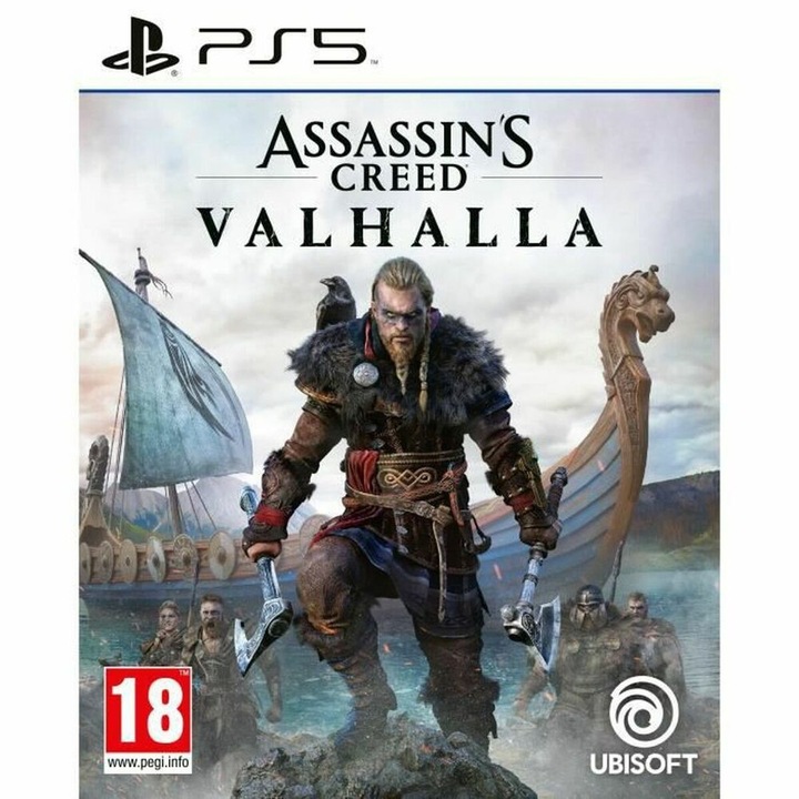 Videojáték PlayStation 5 Ubisoft Assassin's Creed Valhalla, Akció, Blu-Ray, 18+