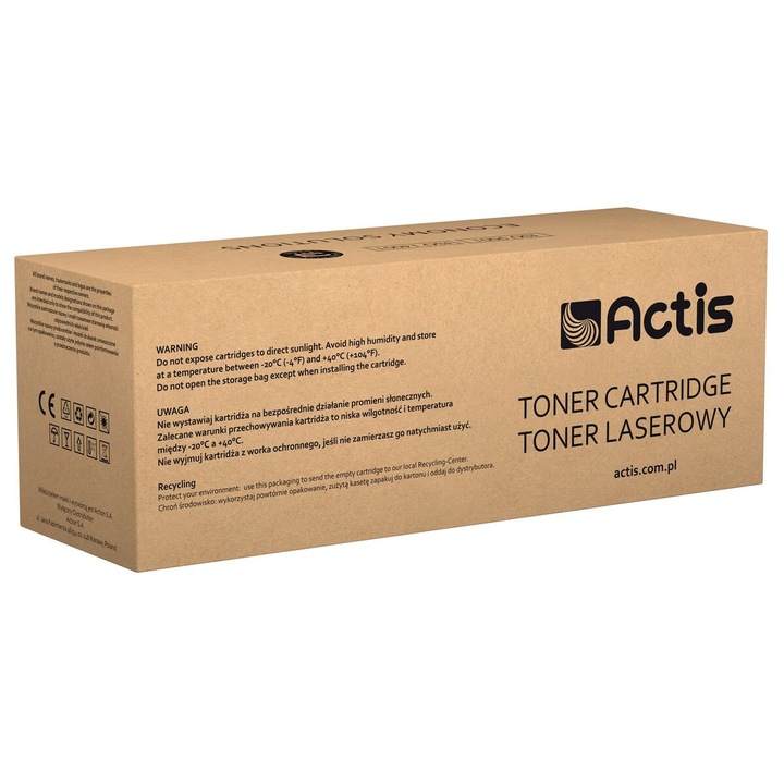 Тонер Actis TH-402A Многоцветен, Жълт, капацитет 6000 страници, лазерна технология, за HP