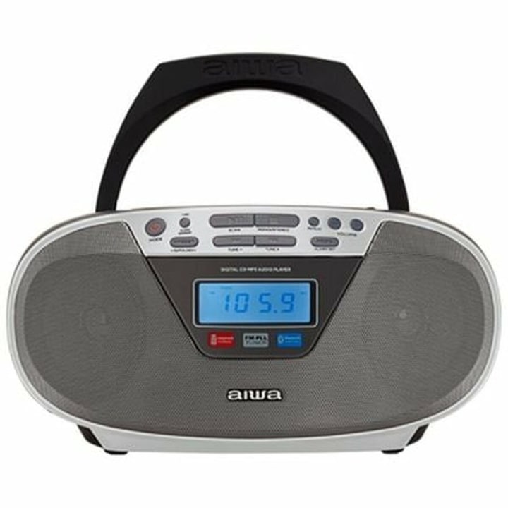 CD/MP3 lejátszó Aiwa BBTU-400SL, Bluetooth, 2x3W, ezüst