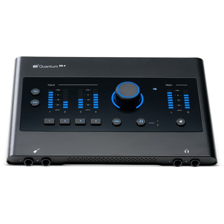 Interfata audio, Presonus Quantum ES 4, 4 canale, USB, negru