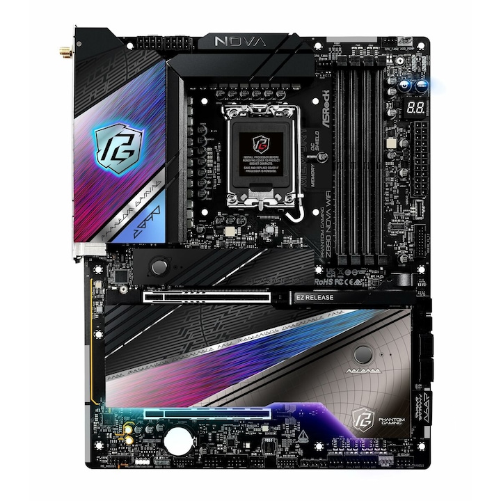 Дънна платка ASRock Z890 NOVA WIFI LGA 1851, 256GB, DDR5, ATX