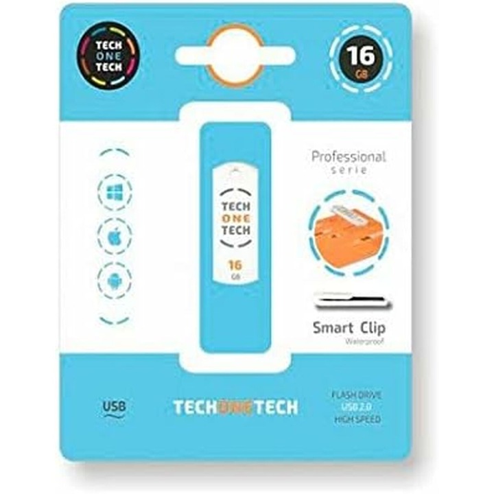 Tech One Tech Pro Smart Clip USB Stick 16 GB