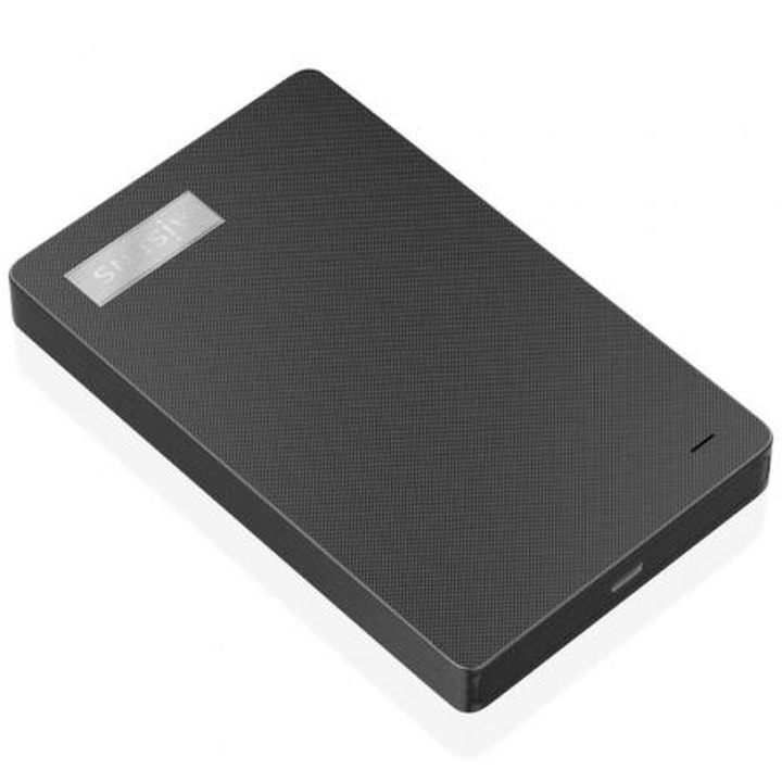Külső merevlemez Aisens 2,5", fekete, LED kijelző, USB 3.2, USB-C