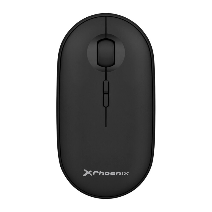 Phoenix Black 1600 dpi vezeték nélküli optikai egér (1 egység)