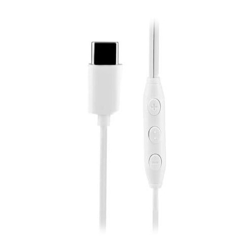 Casti cu fir TNB WESTYPECWH USB-C, alb