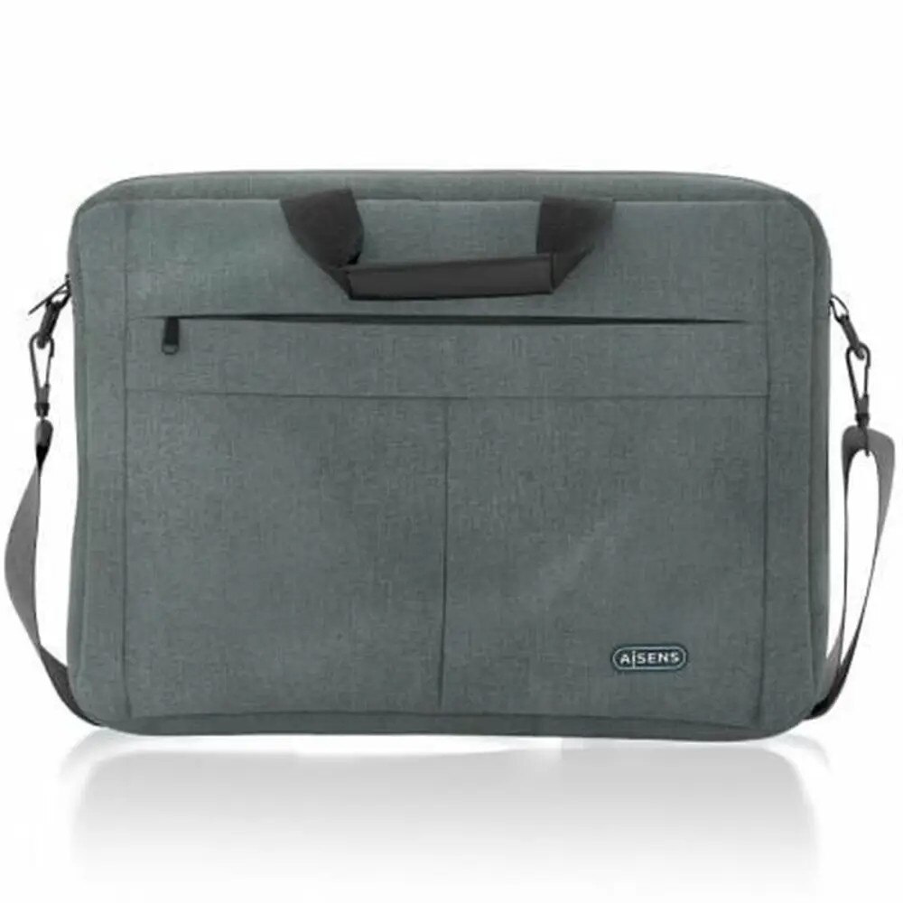 Husa tableta Aisens, model ASBG-BC025-GR, gri, 15,6", cu manere de transport, compartiment unic
