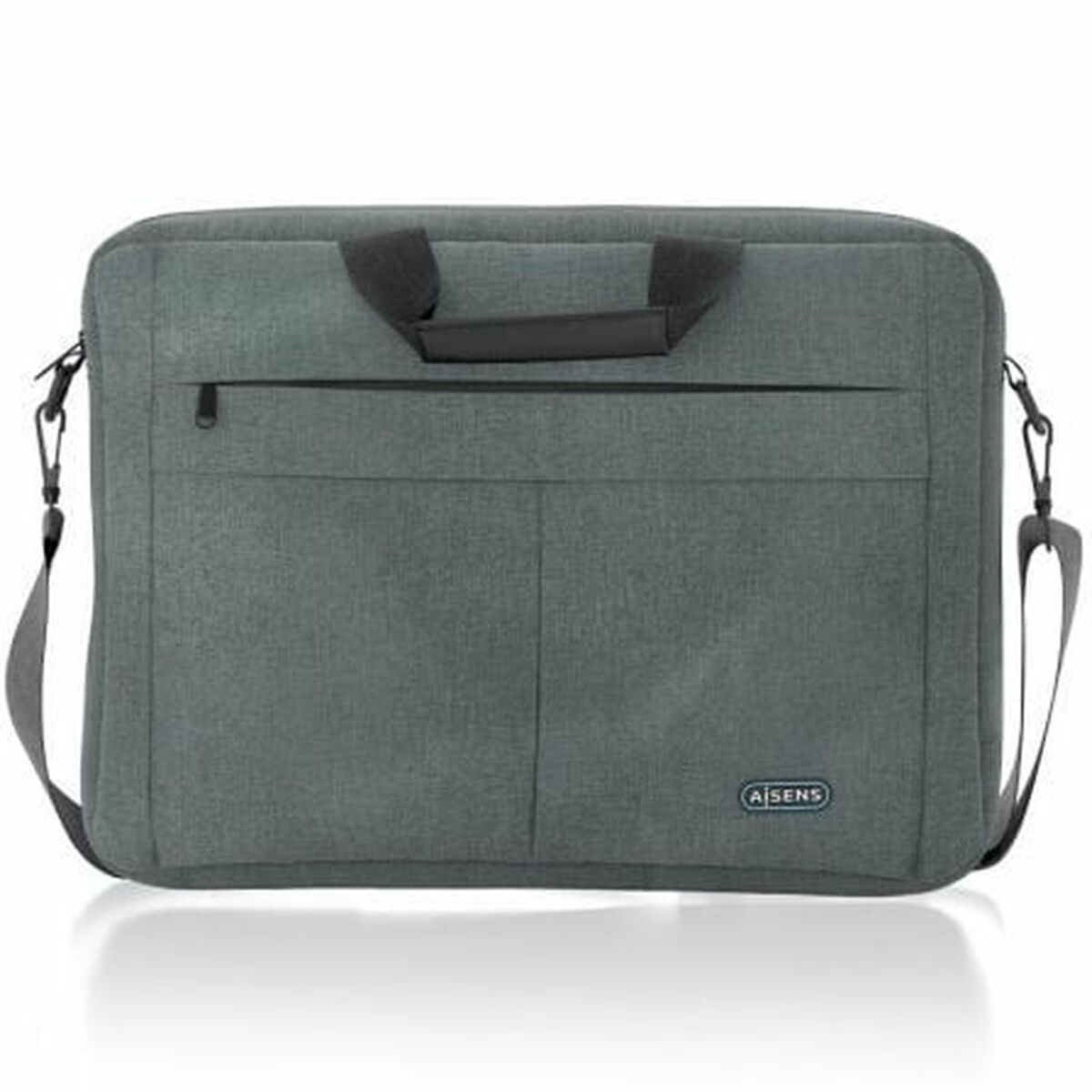 Husa tableta Aisens, model ASBG-BC025-GR, gri, 15,6", cu manere de transport, compartiment unic
