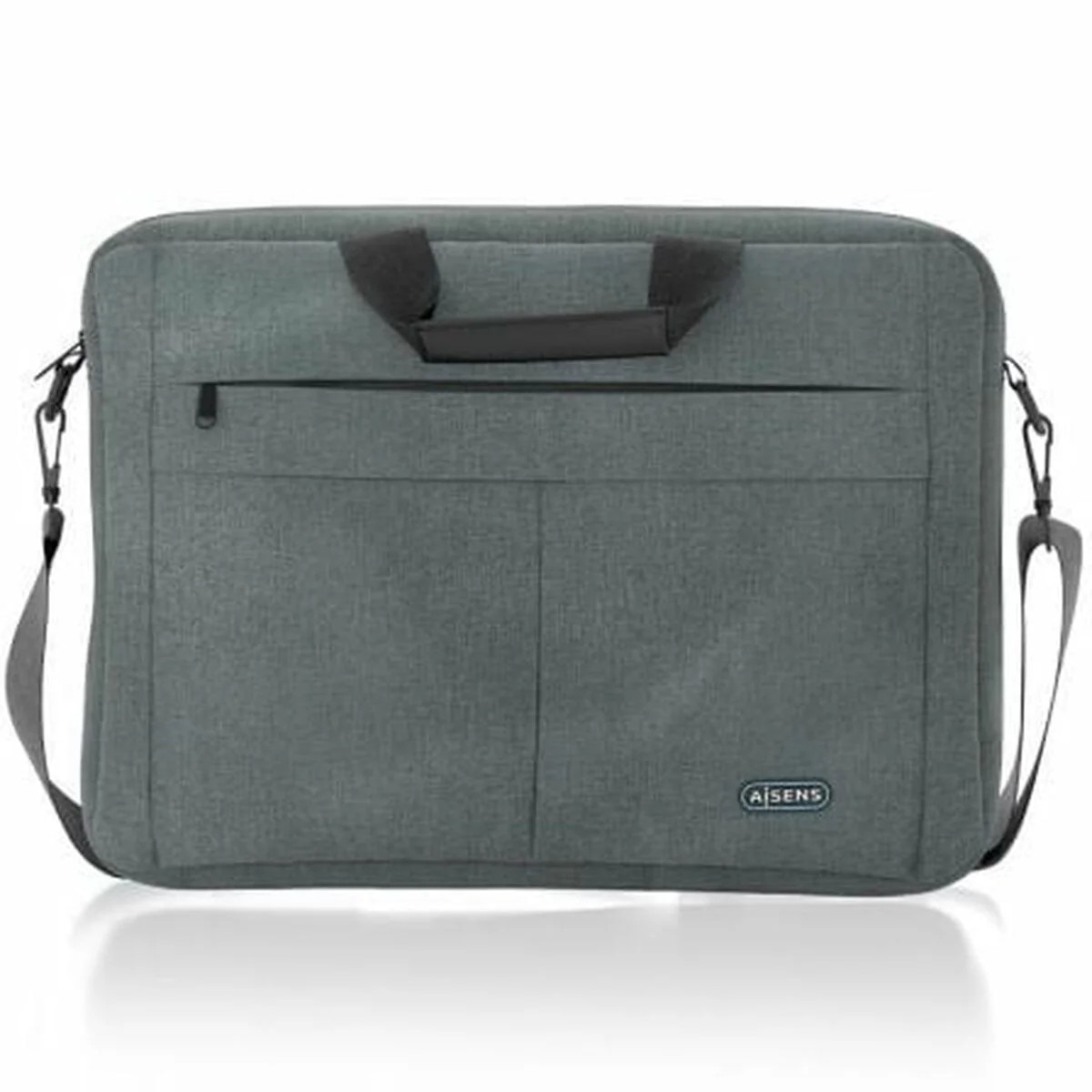 Husa tableta Aisens, model ASBG-BC025-GR, gri, 15,6", cu manere de transport, compartiment unic