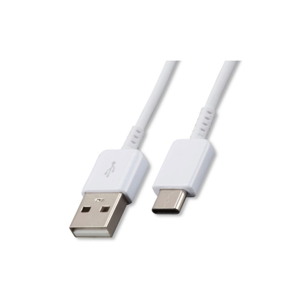 Cablu de date/incarcare Samsung, Original USB Type-C 1.5 M, Alb Bulk