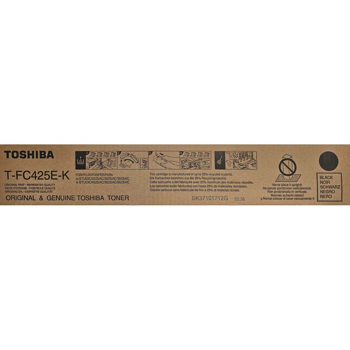 Toner original Toshiba T-FC425EK e-STUDIO6525AC, negru, pentru
