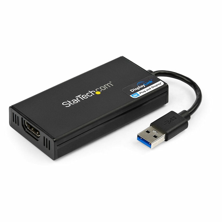 Adaptor USB 3.0 la HDMI Startech USB32HD4K Negru