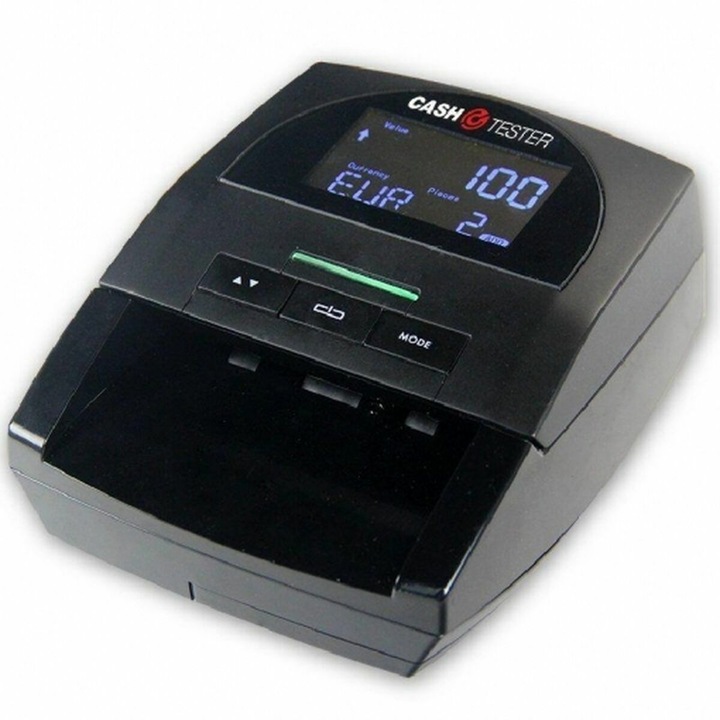 Детектор за фалшиви банкноти Premier CT 433 SD, LCD, преносим, черен, 220V